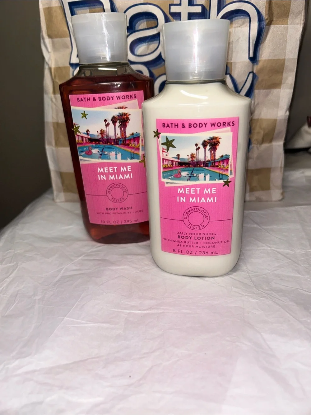 Bath & Body Works “Meet Me in Miami” Body Lotion& Body Wash set NWT